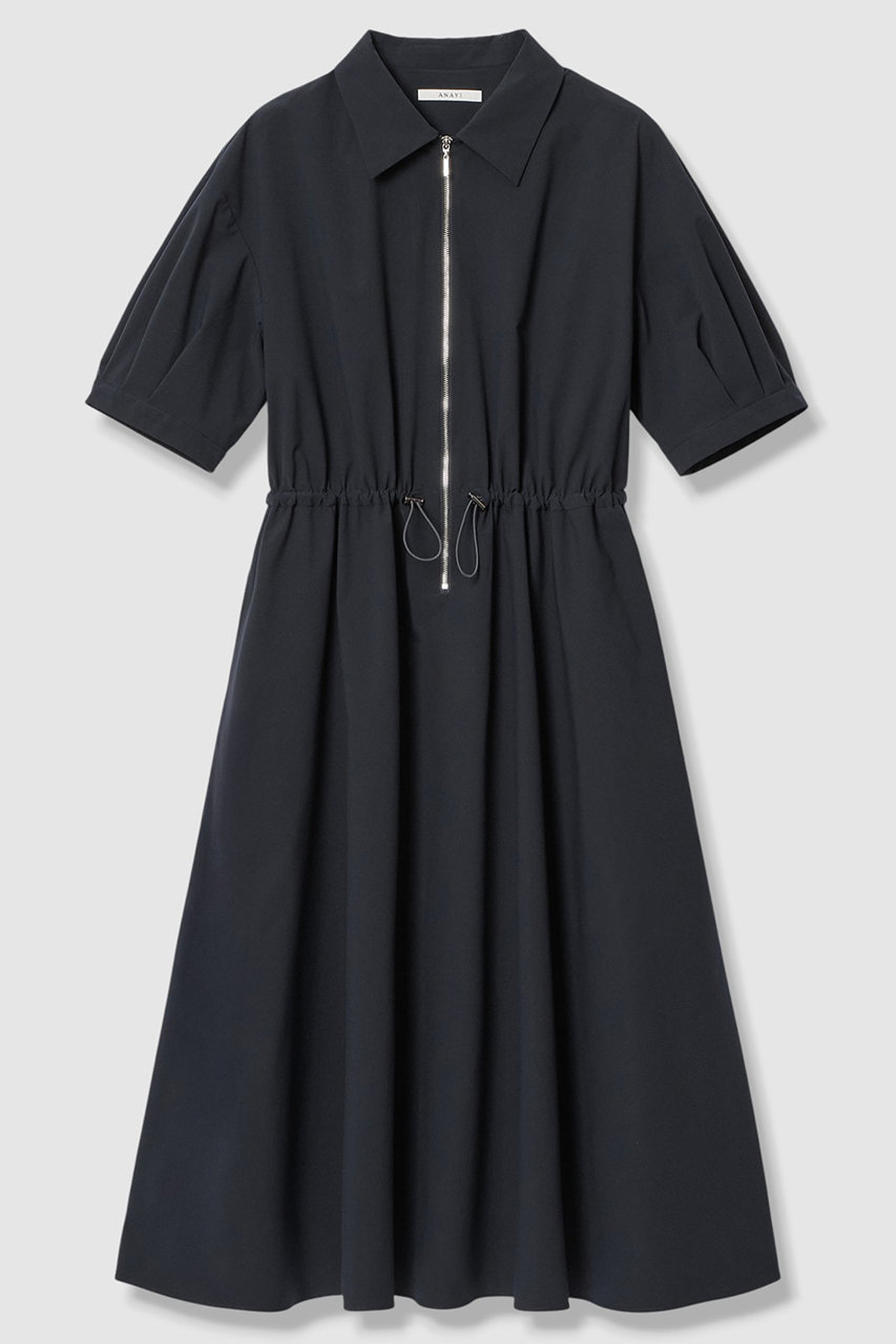 アナイ/ANAYIの【予約販売】2WAYストレッチジップ ワンピース(ネイビー/10261114100-65-380)