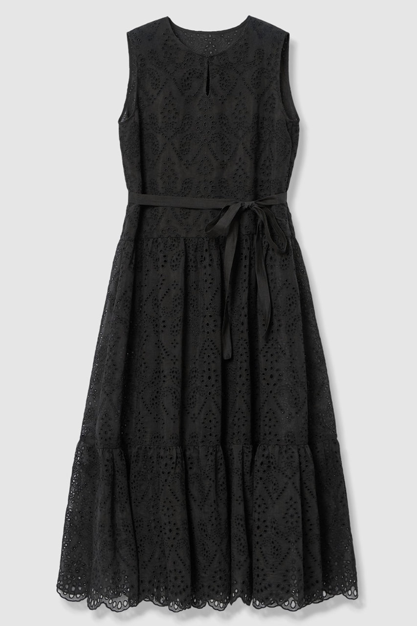 アナイ/ANAYIの【予約販売】エンブロイダリーティアードワンピース(ブラック/10261714310-95-380)