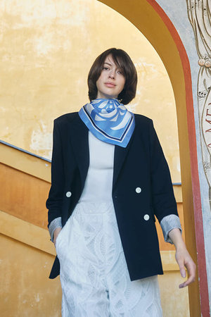 アナイ/ANAYIの【予約販売】レーヨンポリエステルストレッチショルダー釦 プルオーバー(110300/110301)