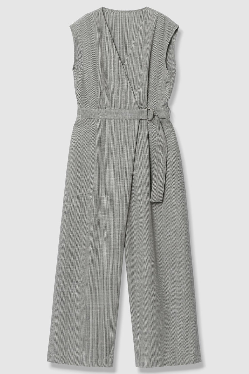 アナイ/ANAYIのスラブドビーオールインワン(ライトグレー/10261114350-91-380)