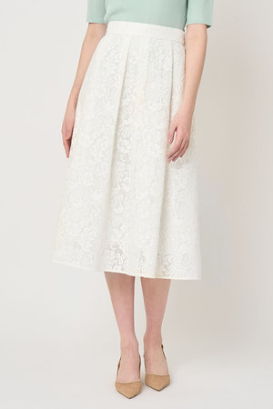 アナイ/ANAYIの【予約販売】【セットアップ対応商品】メッシュレースタック スカート(110700/110702)