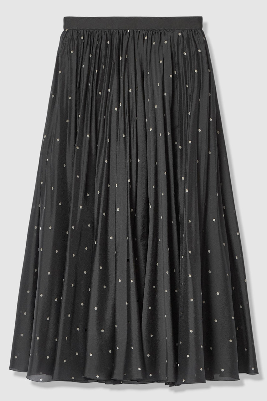 アナイ/ANAYIの【予約販売】【セットアップ対応商品】オーガンジードットプリントプリーツ スカート(ブラック/10261711250-95-380)