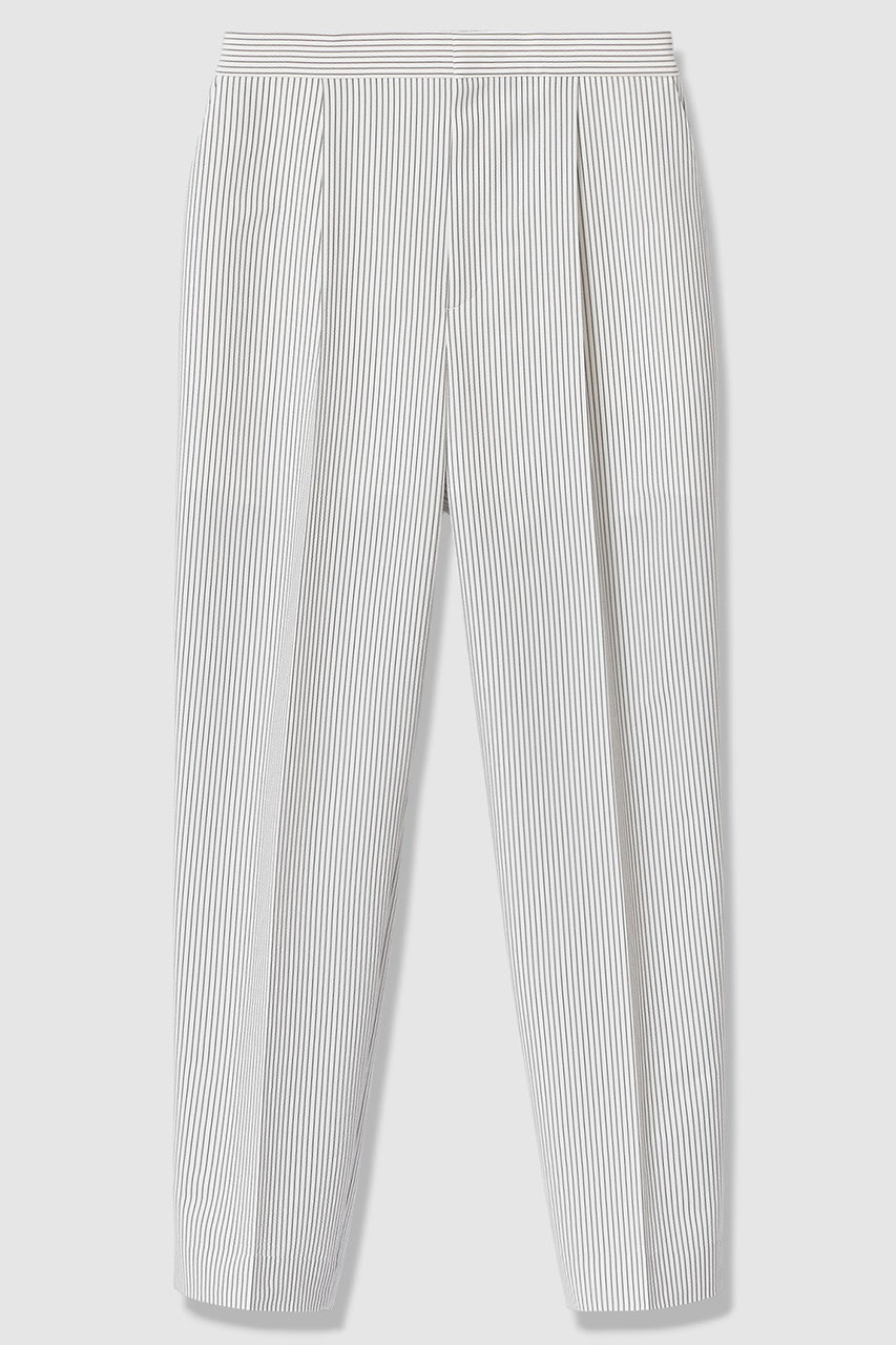 アナイ/ANAYIの【予約販売】サッカーストレッチテーパードパンツ(ライトグレー/10261712480-91-380)