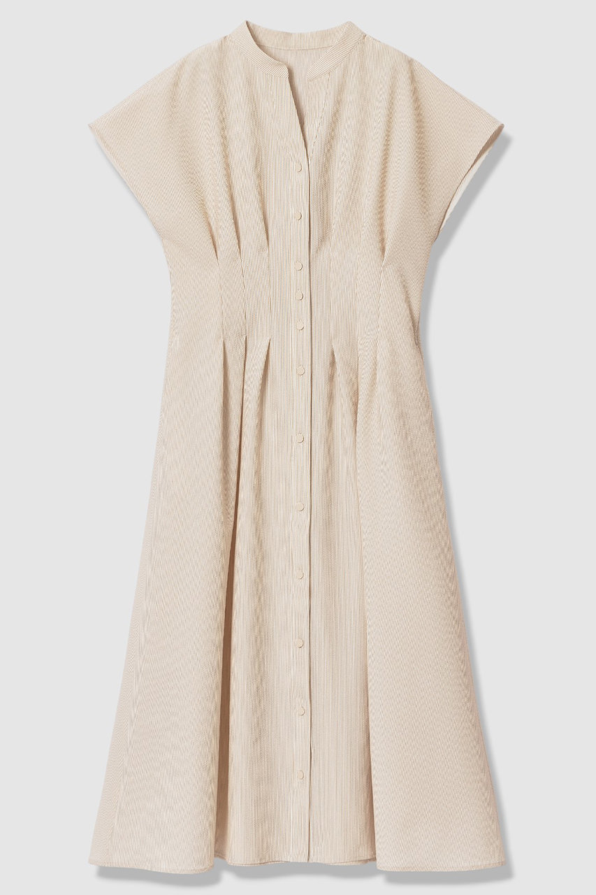 アナイ/ANAYIの【予約販売】サッカーストレッチタックフレア ワンピース(ベージュ/10261714480-91-380)