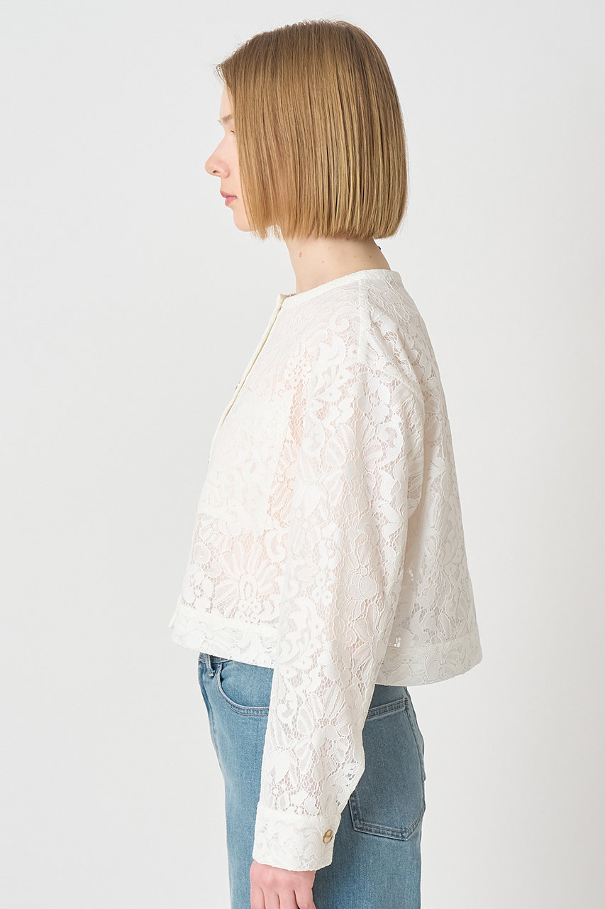 ANAYI(アナイ)｜【セットアップ対応商品】メッシュレースノーカラー
