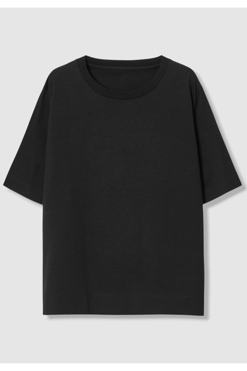 アナイ/ANAYIの【予約販売】コットン天竺半袖レギュラー プルオーバー(ブラック/10261815040-95-380)