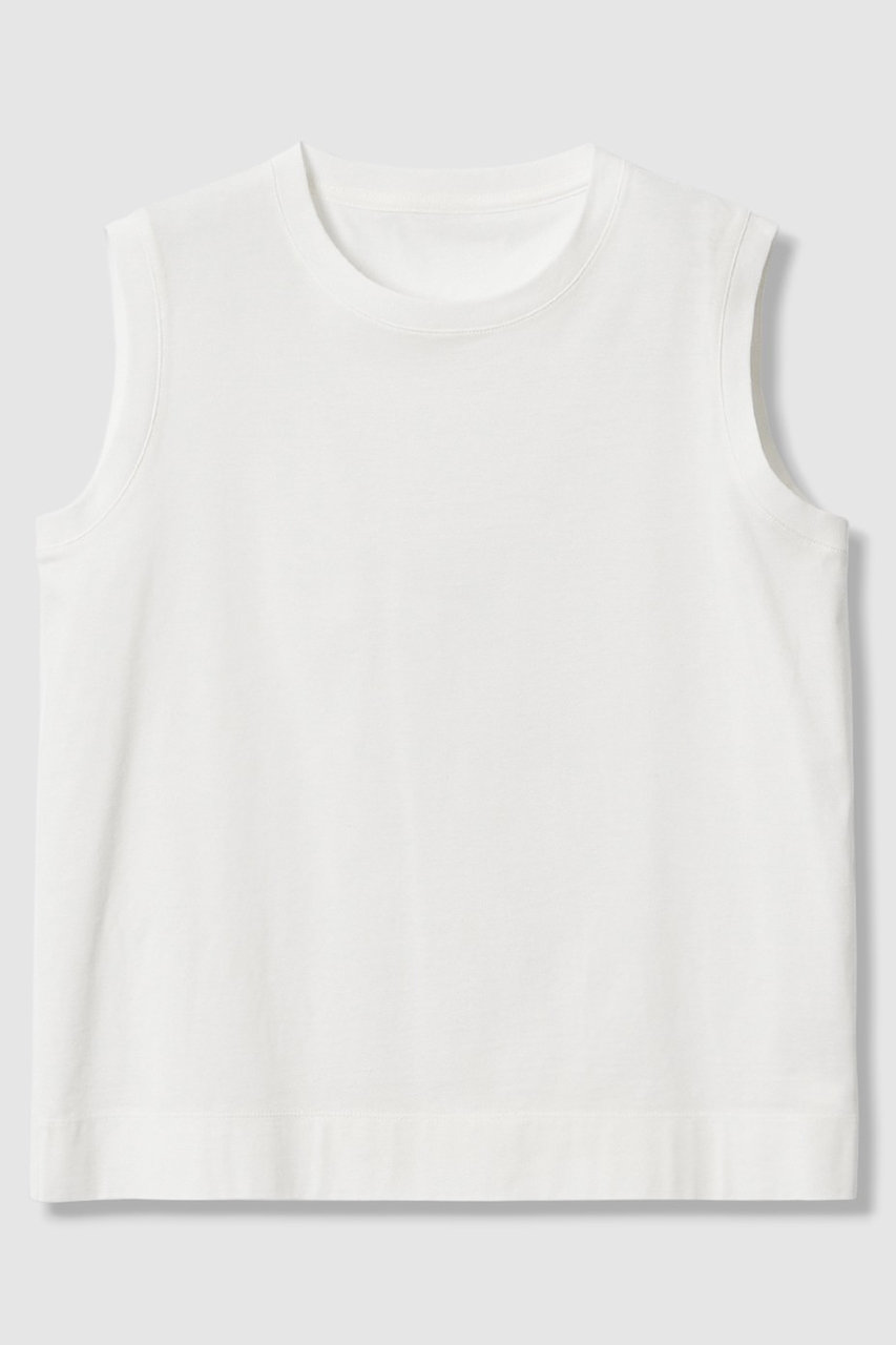 アナイ/ANAYIの【予約販売】コットン天竺ノースリレギュラー プルオーバー(オフホワイト/10261815060-95-380)