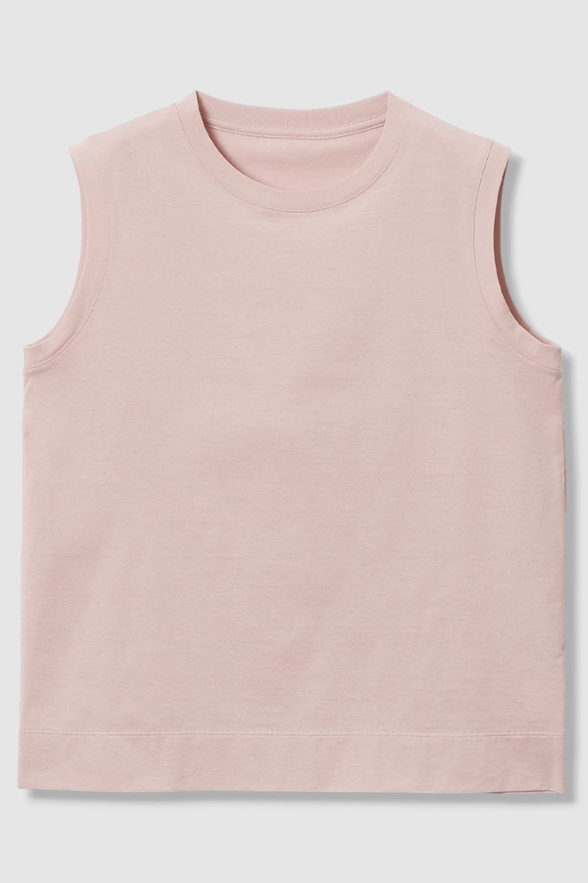 アナイ/ANAYIの【予約販売】コットン天竺ノースリレギュラー プルオーバー(ピンク/10261815060-95-380)