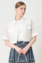 【セットアップ対応商品】メッシュラッセル5分袖シャツブルゾン アナイ/ANAYI