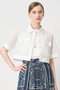 【セットアップ対応商品】メッシュラッセル5分袖シャツブルゾン アナイ/ANAYI