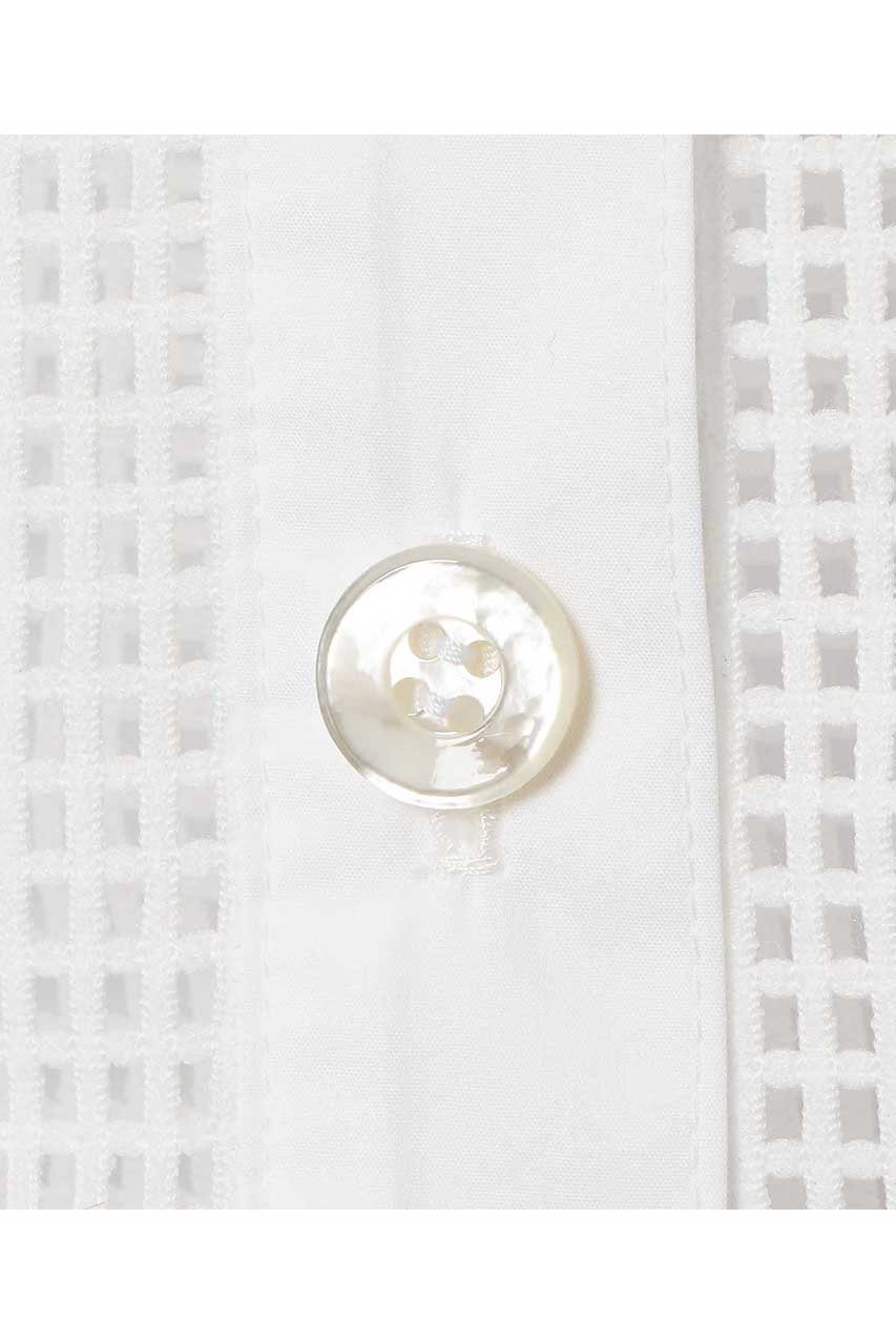 ANAYI(アナイ)｜【セットアップ対応商品】メッシュラッセル5分袖シャツ