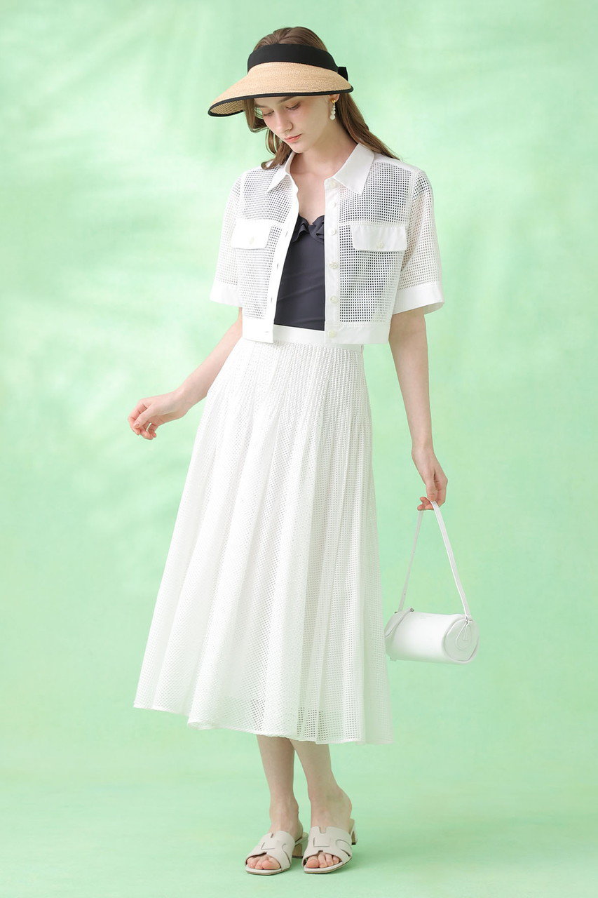 ANAYI(アナイ)｜【セットアップ対応商品】メッシュラッセル5分袖シャツ