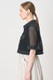 【セットアップ対応商品】メッシュラッセル5分袖シャツブルゾン アナイ/ANAYI