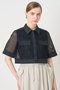【セットアップ対応商品】メッシュラッセル5分袖シャツブルゾン アナイ/ANAYI