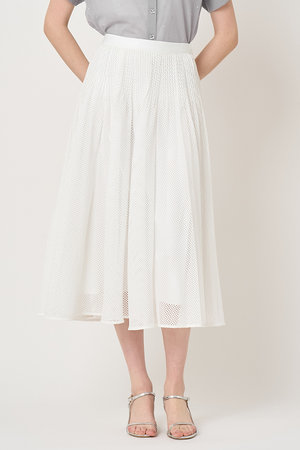 アナイ/ANAYIの【予約販売】【セットアップ対応商品】メッシュラッセルプリーツ スカート(110700/110703)