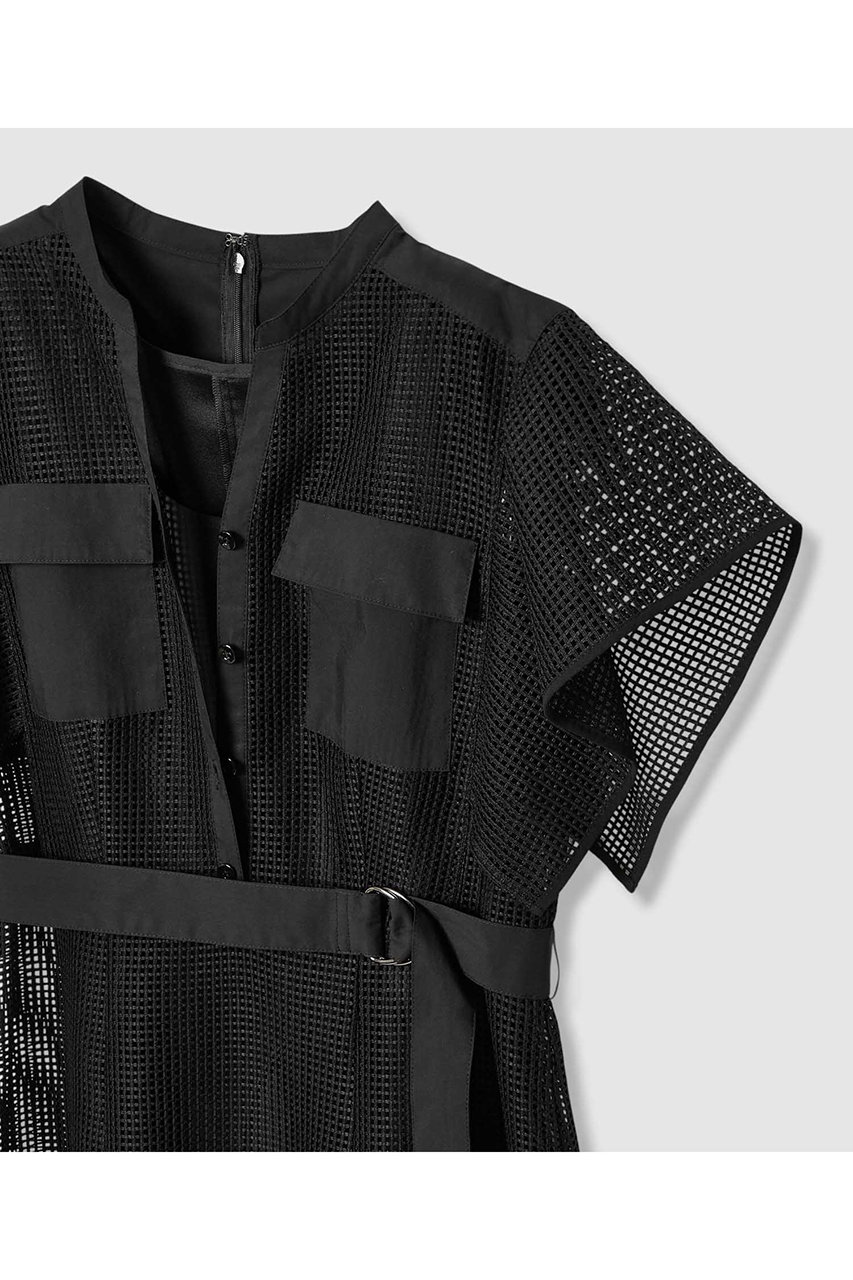 ANAYI(アナイ)｜【セットアップ対応商品】メッシュラッセルフレア袖