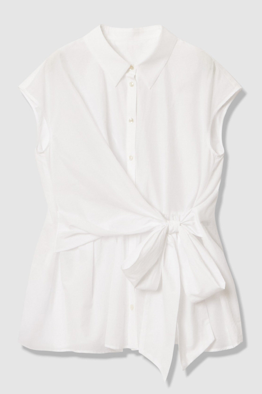 アナイ/ANAYIの【予約販売】【セットアップ対応商品】ナイロンコットンタフタカシュクールシャツ(ホワイト/10261113150-41-380)