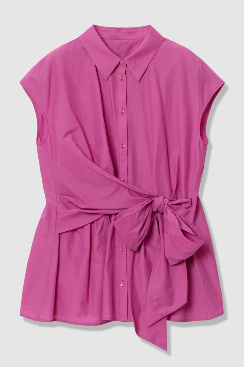 アナイ/ANAYIの【予約販売】【セットアップ対応商品】ナイロンコットンタフタカシュクールシャツ(ピンク/10261113150-41-380)