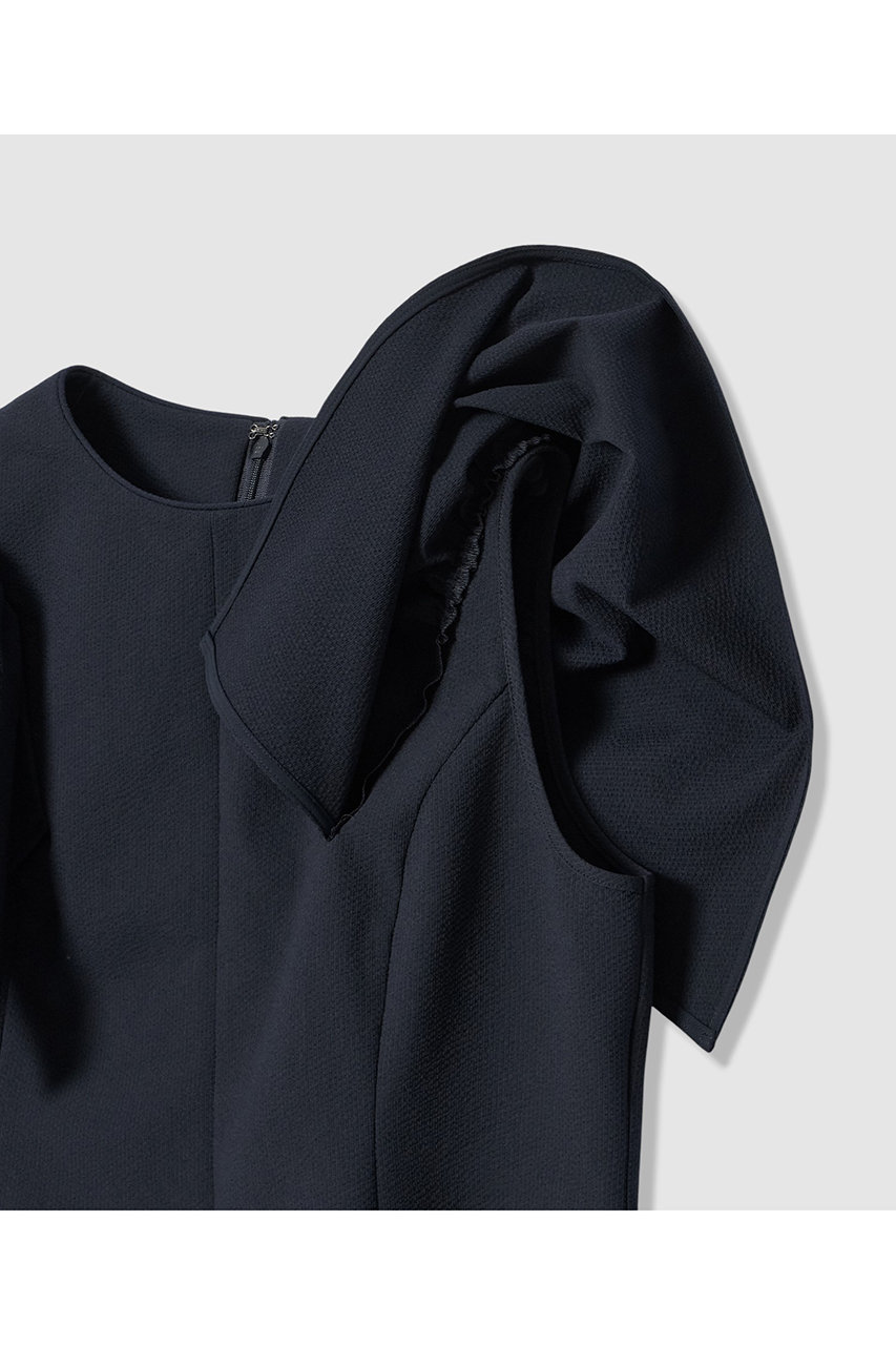 ✨美品✨アナイ✨ 24S/S サッカーストレッチペプラム ブラウス セール】 【セットアップ対応商品】サッカーストレッチペプラム