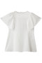 【セットアップ対応商品】サッカーストレッチペプラム ブラウス アナイ/ANAYI ホワイト
