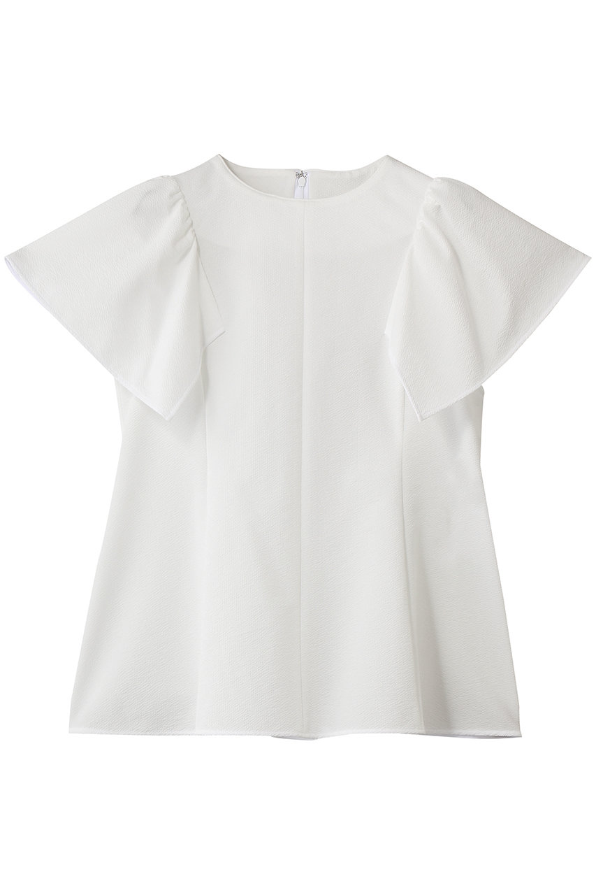 アナイ/ANAYIの【セットアップ対応商品】サッカーストレッチペプラム ブラウス(ホワイト/10261713480-91-380)