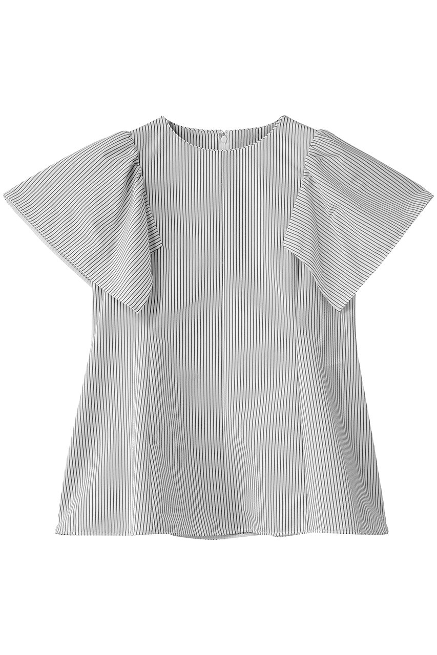 アナイ/ANAYIの【セットアップ対応商品】サッカーストレッチペプラム ブラウス(ライトグレー/10261713480-91-380)