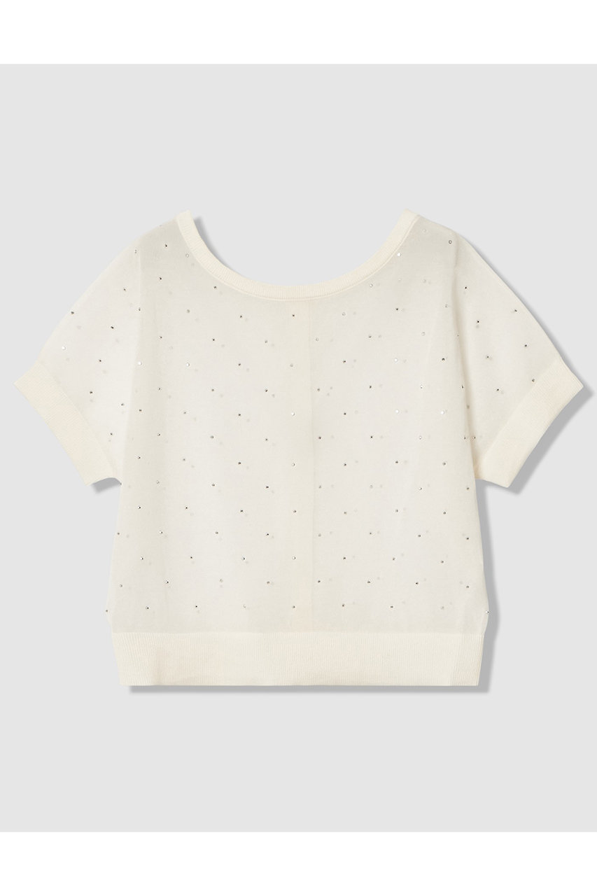 アナイ/ANAYIの【予約販売】ビジュードットシアー プルオーバー(ホワイト/10261816460-92-380)