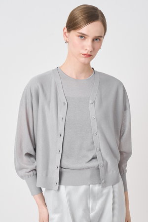 アナイ/ANAYIの【予約販売】シアー天竺ドルマンVカーディガン(110300/110303)