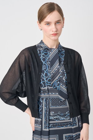 アナイ/ANAYIの【予約販売】シアー天竺ドルマンVカーディガン(110300/110303)