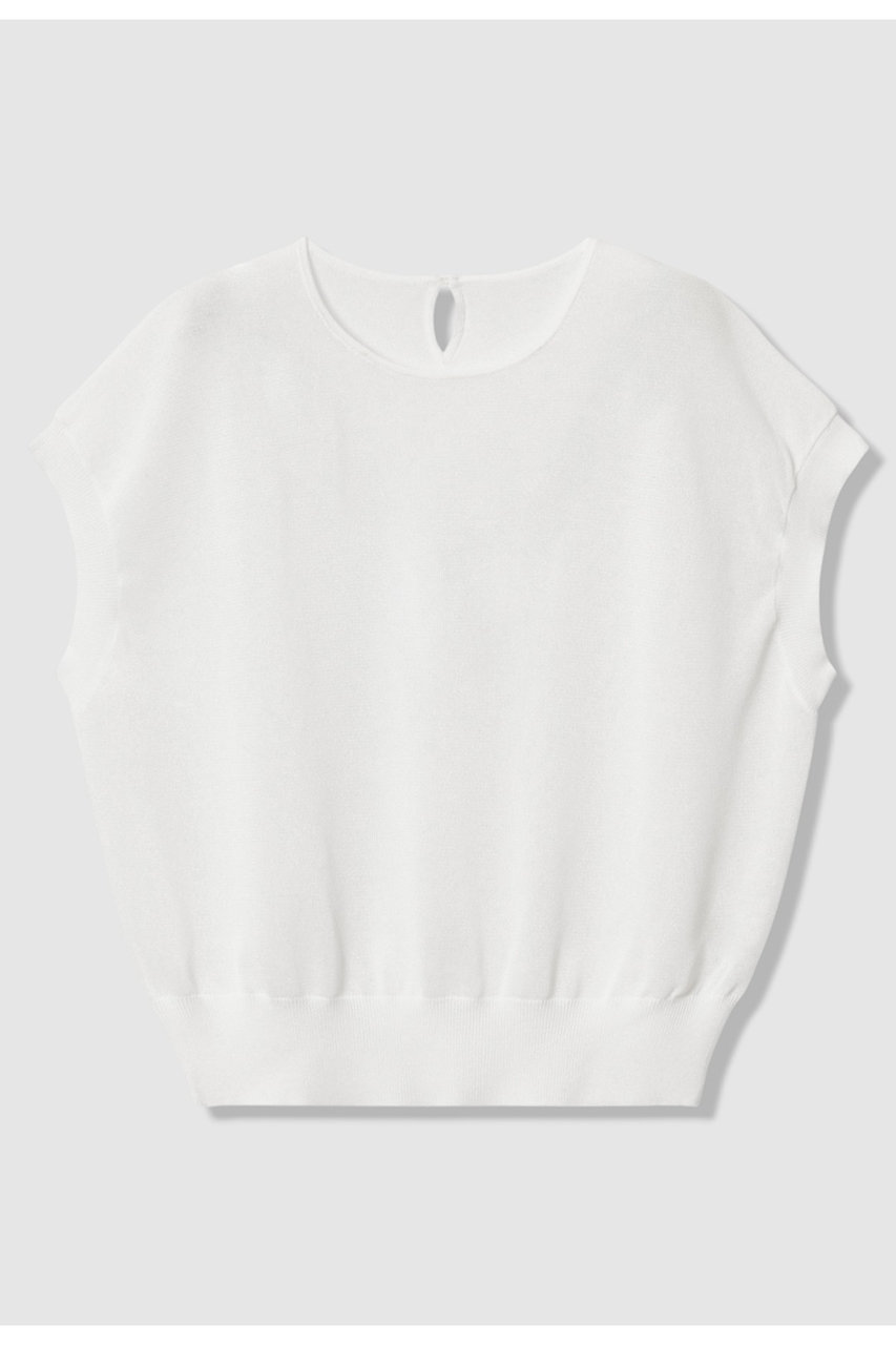 アナイ/ANAYIの【予約販売】シアー天竺クルーネック プルオーバー(ホワイト/10261816670-95-380)