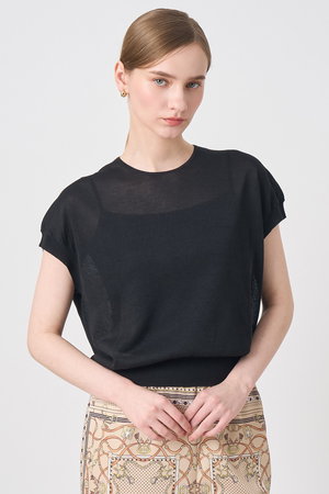 アナイ/ANAYIの【予約販売】シアー天竺クルーネック プルオーバー(110300/110301)