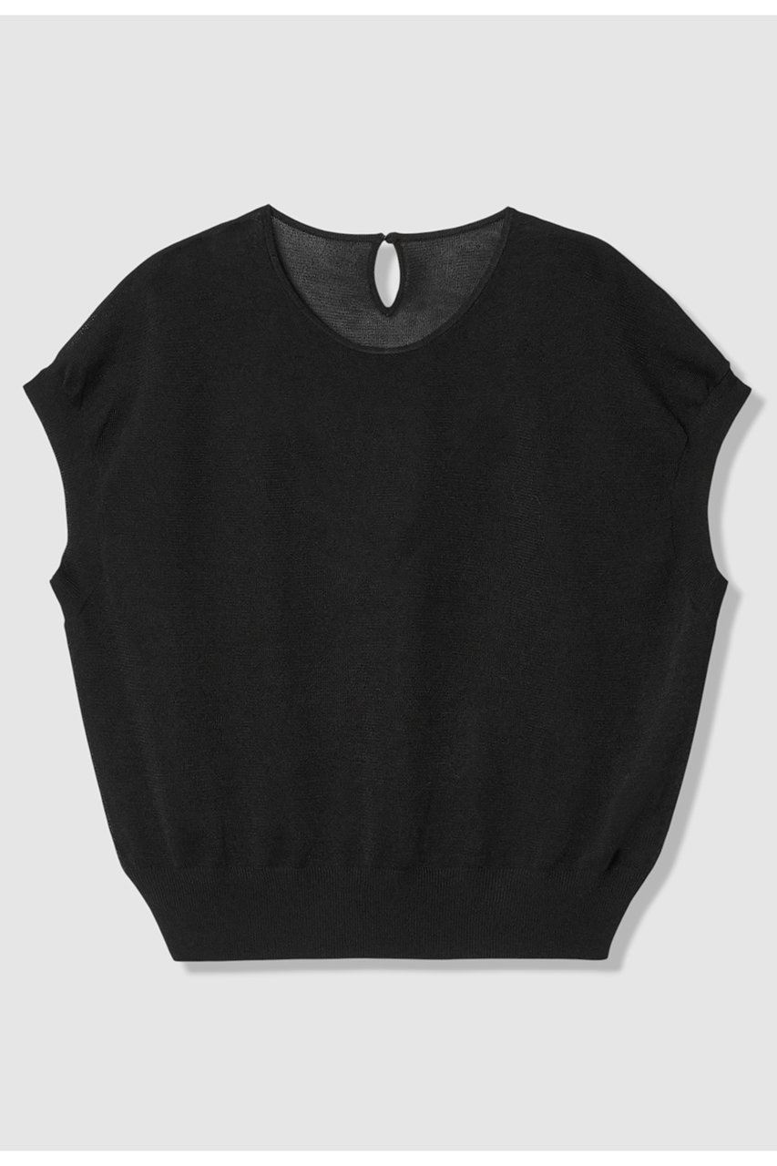 アナイ/ANAYIの【予約販売】シアー天竺クルーネック プルオーバー(ブラック/10261816670-95-380)