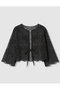 【予約販売】【セットアップ対応商品】エンブロイダリーボレロ ブラウス アナイ/ANAYI ブラック