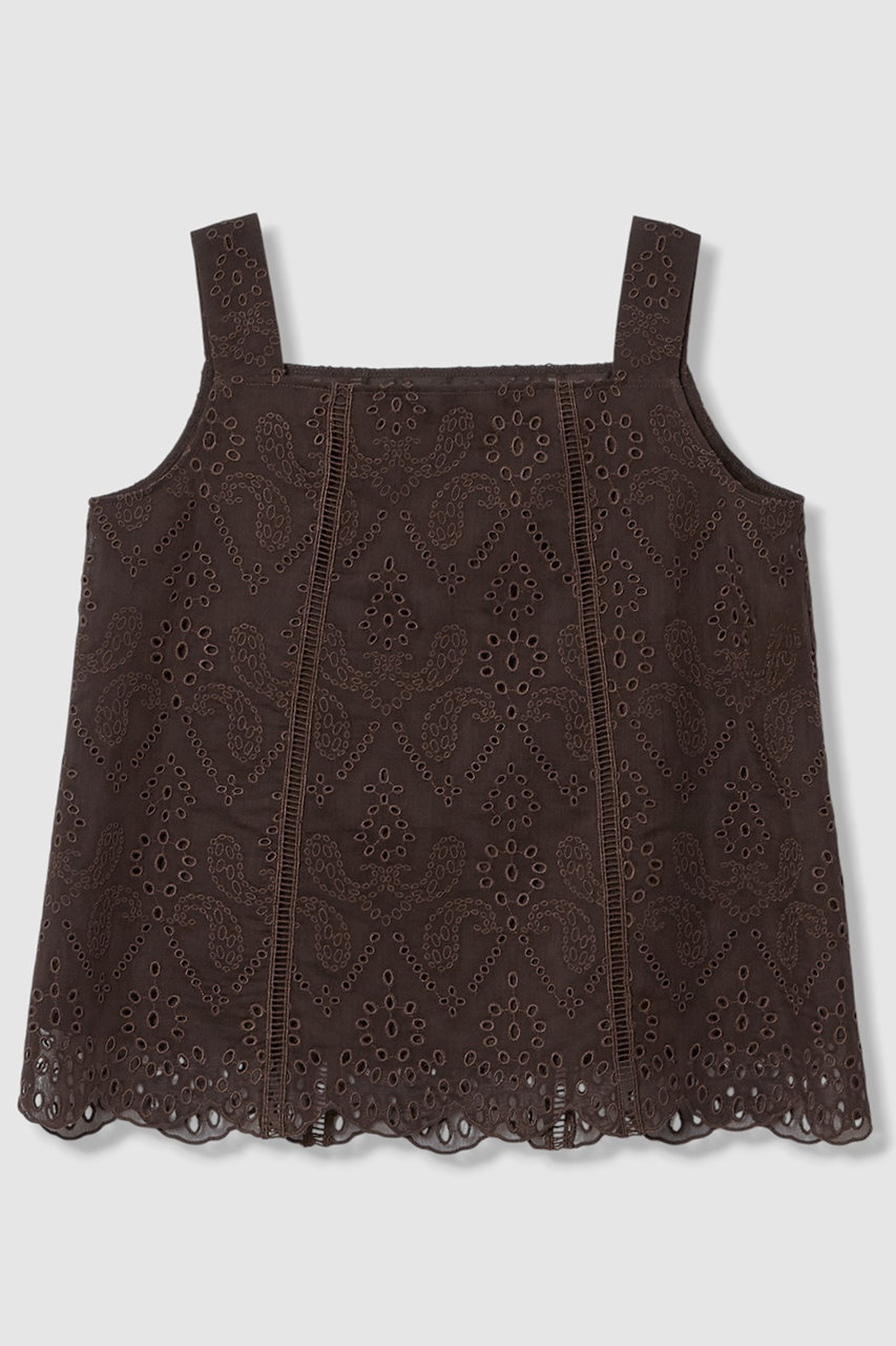 アナイ/ANAYIの【予約販売】【セットアップ対応商品】エンブロイダリーキャミソール(ブラウン/10261713320-95-380)