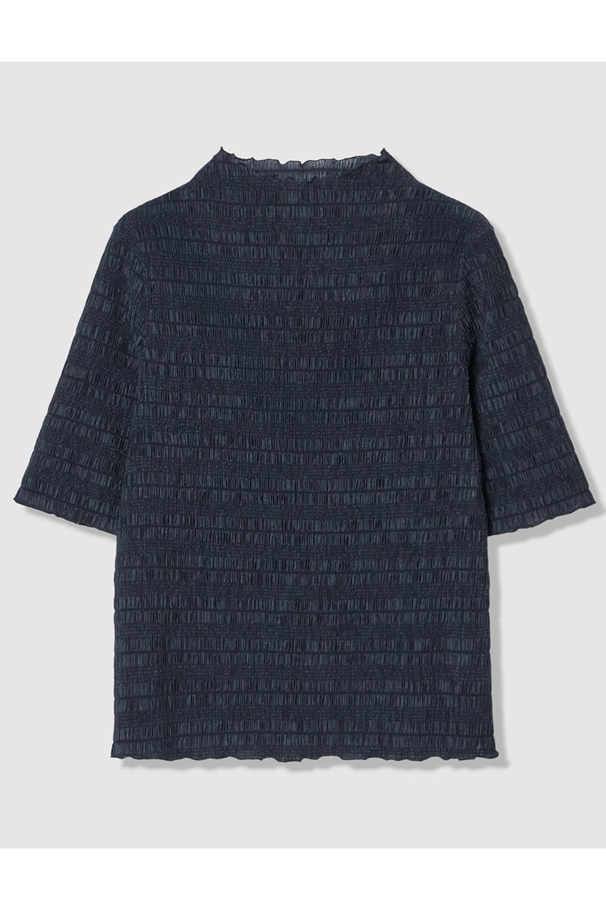 アナイ/ANAYIの【予約販売】シャーリング5分袖 プルオーバー(ネイビー/10261815150-73-380)