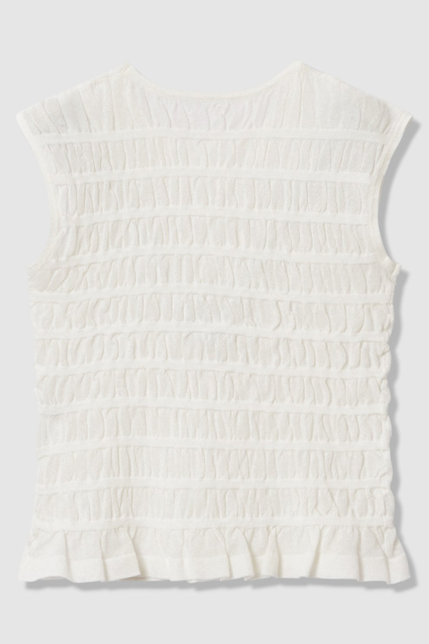アナイ 25SS リンクルシャーリングノースリーブプルオーバー カットソー 38 リンクルシャーリングノースリーブプルオーバー|ANAYI OFFICIAL ONLINE