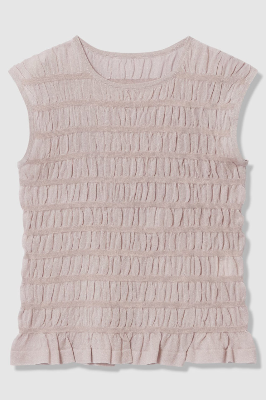 アナイ/ANAYIの【予約販売】シャーリング プルオーバー(ピンク/10261816810-95-380)