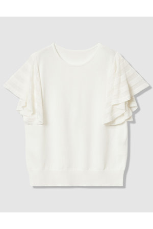 アナイ/ANAYIの【予約販売】シアーフレアスリーブ プルオーバー(110300/110301)