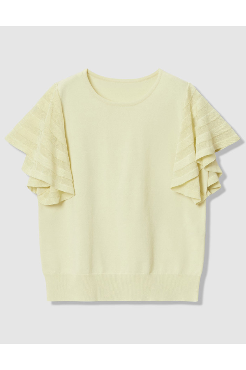 アナイ/ANAYIの【予約販売】シアーフレアスリーブ プルオーバー(イエロー/10261816830-95-380)
