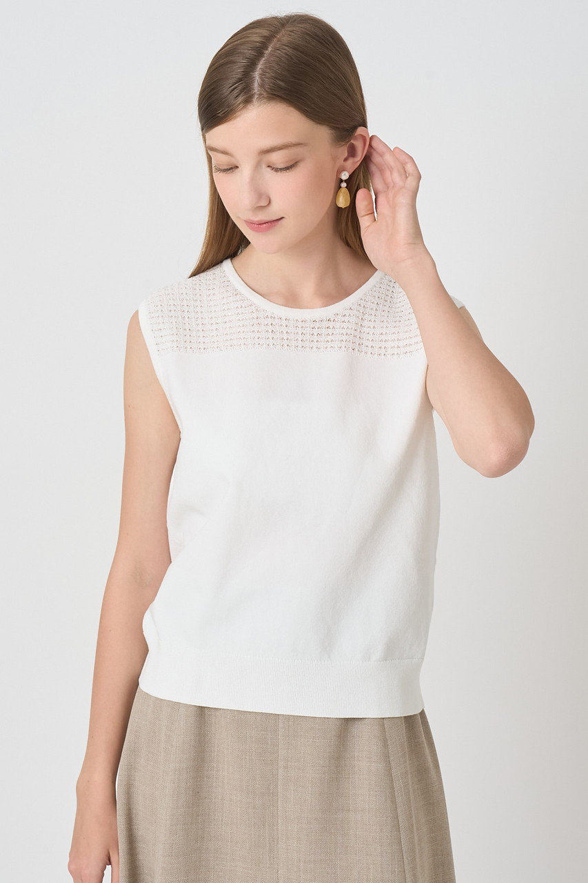 ANAYI(アナイ)｜【セットアップ対応商品】トラフォラートノースリーブ
