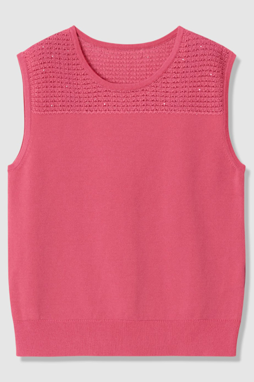 アナイ/ANAYIの【予約販売】【セットアップ対応商品】トラフォラートノースリーブ(ピンク/10261816950-95-380)