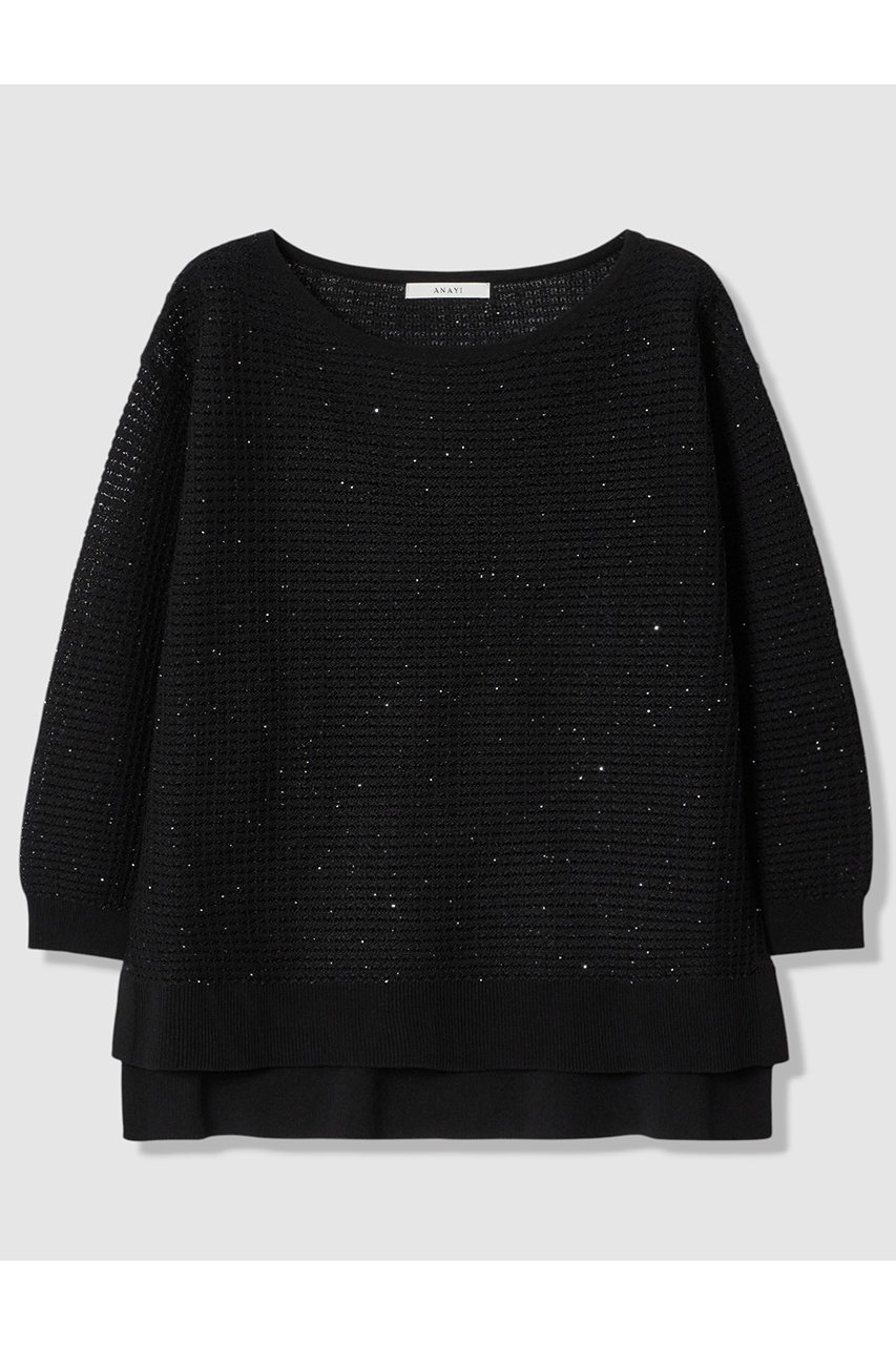 アナイ/ANAYIの【予約販売】トラフォラートミドル丈 プルオーバー(ブラック/10261816960-95-380)