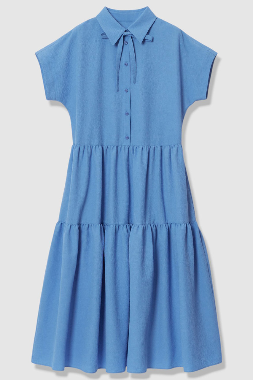 アナイ/ANAYIの【予約販売】ラミーサッカーティアードシャツ ワンピース(ブルー/10261714360-95-380)