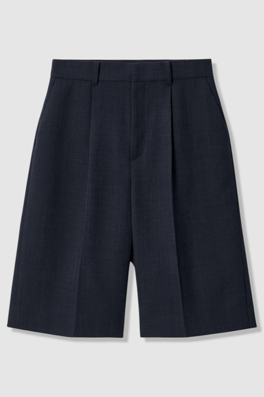 アナイ/ANAYIの【予約販売】ライトスラブハーフパンツ(ネイビー/10261712070-81-380)