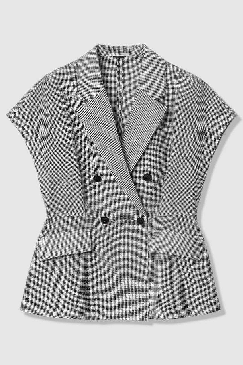 アナイ/ANAYIの【予約販売】カラミダブルペプラム ジャケット(ブラック/10261110400-98-380)