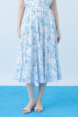 アナイ/ANAYIの【予約販売】Coral プリントローンプリーツ スカート〈セットアップ対応商品〉(110700/110703)