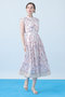 【予約販売】Coral プリントローンシャツフレア ワンピース アナイ/ANAYI