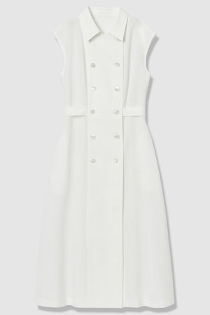 アナイ/ANAYIの【予約販売】ドライスラブステンカラージレ ワンピース〈セットアップ対応商品〉(110500/110503)
