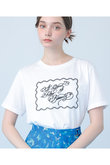 コットン天竺カリグラフィーＴシャツ