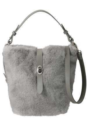 アナイ/ANAYIのフェイクファーバケットハンドBAG(120600/120602)